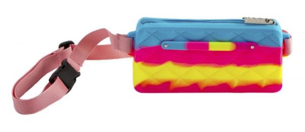 Клатч силіконовий на пояс Tinto, помаранчевий з синім (PB88.13) - Pampik