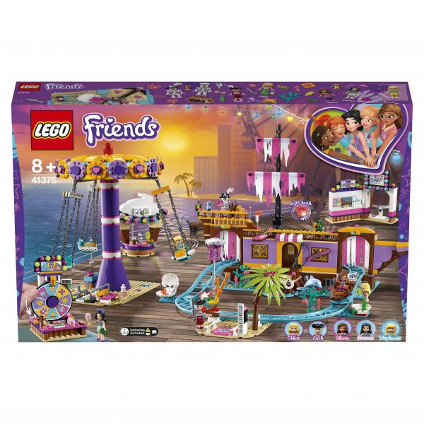 

Конструктор LEGO Friends Парк развлечений на набережной, 1251 деталь (41375