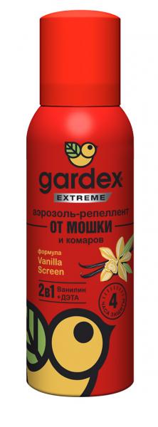 Аэрозоль-репеллент Gardex Extreme от мошки и комаров, 100 мл