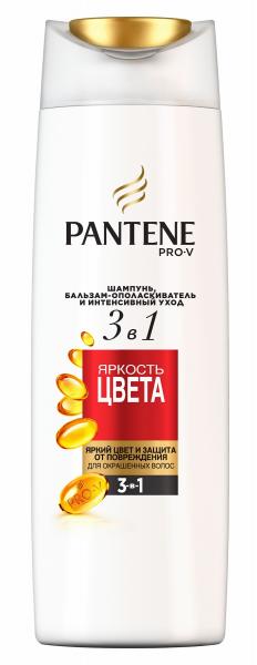 

Шампунь и бальзам-ополаскиватель Pantene Pro-V 3 в 1 Яркость цвета, 360 мл