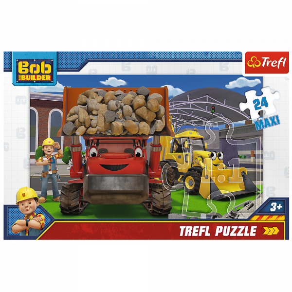 Пазл Trefl Maxi Строитель Боб Да мы сумеем, 24 шт. (14246) - Pampik