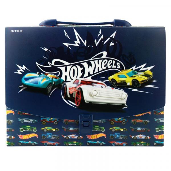 

Пластиковый портфель-коробка A4 Kite Hot Wheels (HW19-209