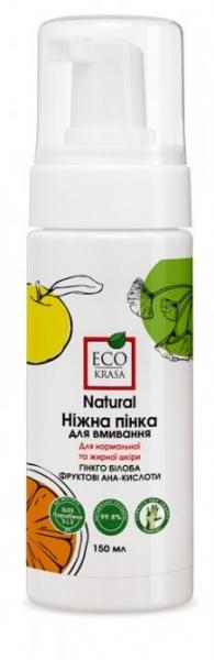 

Пенка для умывания EcoKrasa, для нормальной и жирной кожи, 150 мл