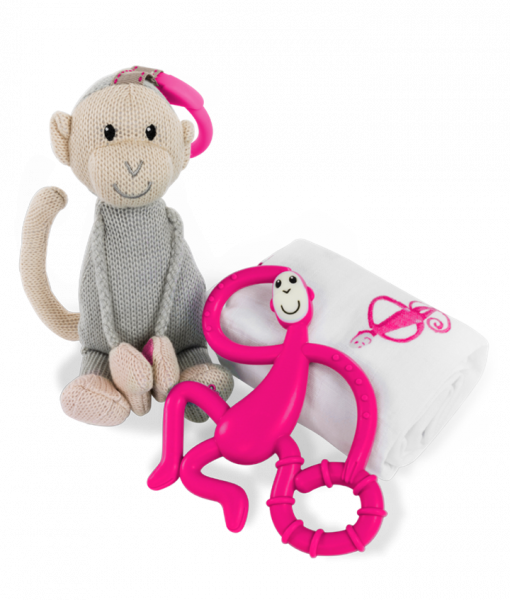 Подарунковий набір Matchistick Monkey Pink, рожевий (MM-TGP-003) - Pampik - 3