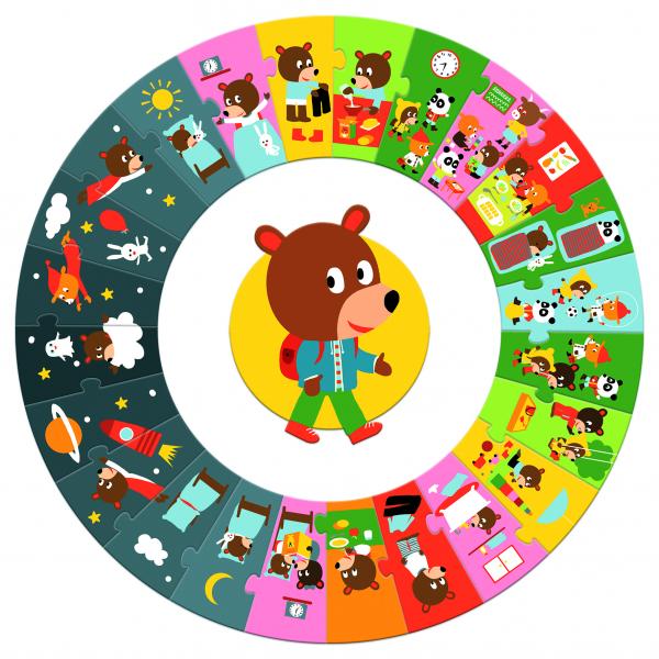 Пазл Djeco День ведмедика, 24 елемента (DJ07015) - Pampik - 2