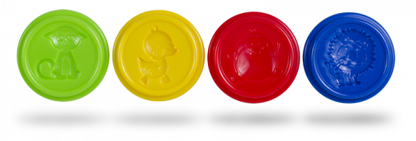 Маса для ліплення Colorino Стандарт, 4 кольори (32032PTR) - Pampik - 2