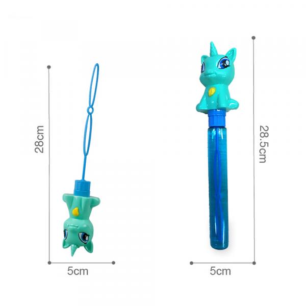 Мильні бульбашки Wanna Bubbles Єдиноріг, 90 мл, синій (BB346) - Pampik - 3