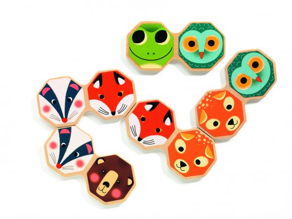 Дерев'яне доміно Djeco Мордочки (DJ01649) - Pampik - 3