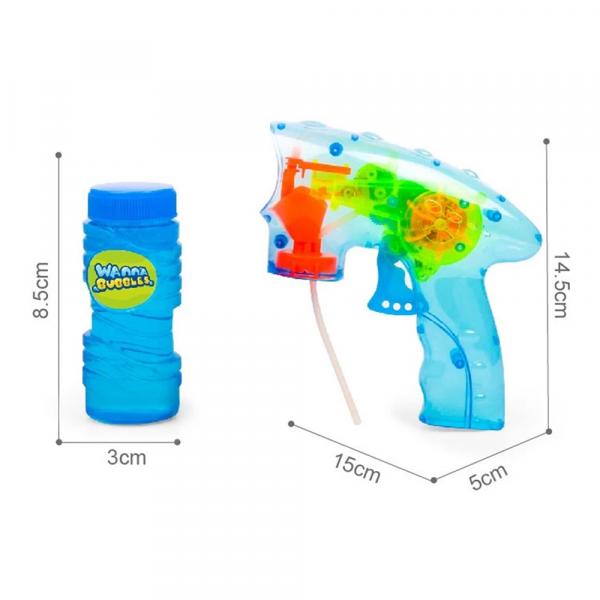 Мильні бульбашки Wanna Bubbles Прозорий милемет, синій, 56 мл (BB137-2) - Pampik - 5