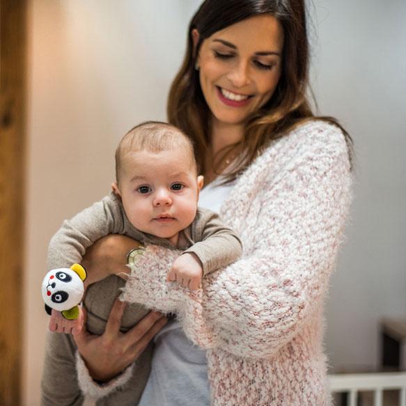 М'який браслет-брязкальце BabyOno Панда Арчі (635) - Pampik - 5