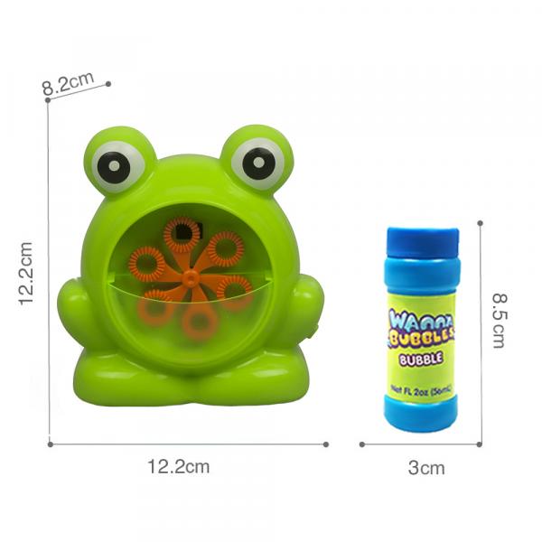 Мильні бульбашки Wanna Bubbles Баббл-генератор Зелений жабеня, 50 мл (BB149) - Pampik - 5