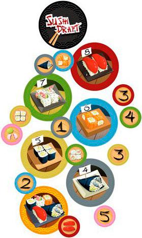Настольная игра Blue Orange Суши Драфт (904222) - Pampik - 3