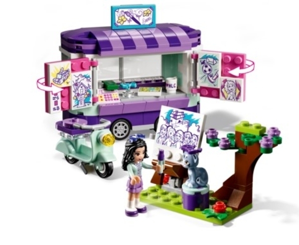 Конструктор LEGO Friends Мольберт Емми, 210 деталей (41332) - Pampik - 3