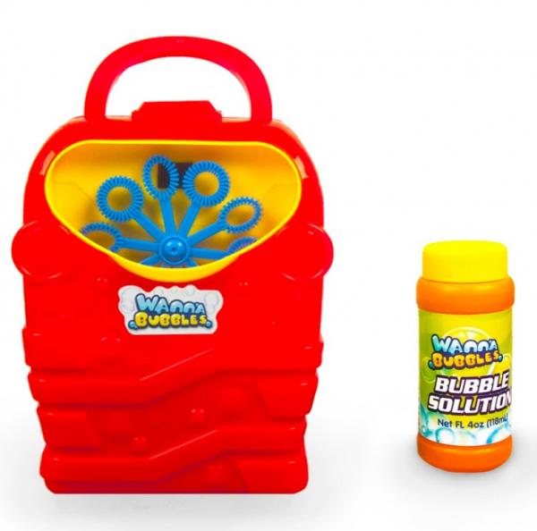 Мильні бульбашки Wanna Bubbles Баббл генератор, червоний, 118 мл (BB168-3) - Pampik - 2