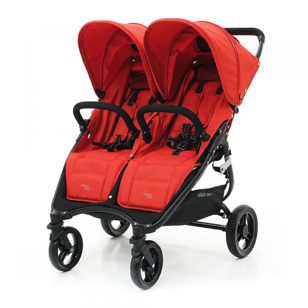 

Прогулочная коляска для двойни Valco baby Snap Duo Fire Red, красный (9885