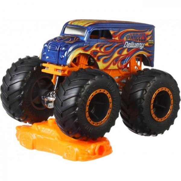 

Базовая машинка-внедорожник Hot Wheels Monster Trucks Delivery (FYJ44, Синий