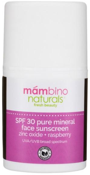 Натуральний мінеральний сонцезахисний крем для обличчя Mambino Organics SPF 30, 50 мл - Pampik - 2