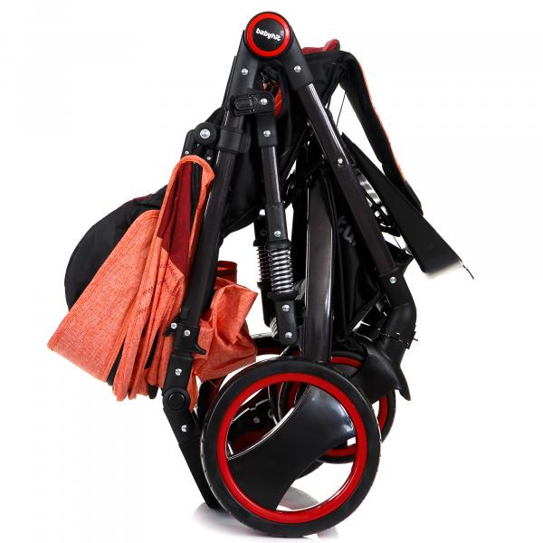 Прогулочная коляска Babyhit Turbo Coral, оранжевый (71 234) - Pampik - 17