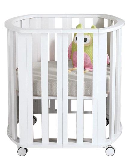 Кроватка-трансформер 3 в 1 Trama Transformer, белый (8312620) - Pampik - 2