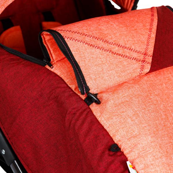 Прогулочная коляска Babyhit Turbo Coral, оранжевый (71 234) - Pampik - 10