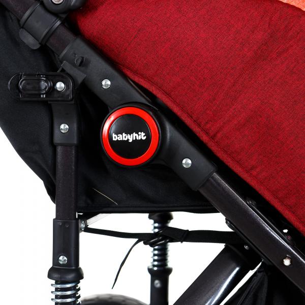 Прогулочная коляска Babyhit Turbo Coral, оранжевый (71 234) - Pampik - 9