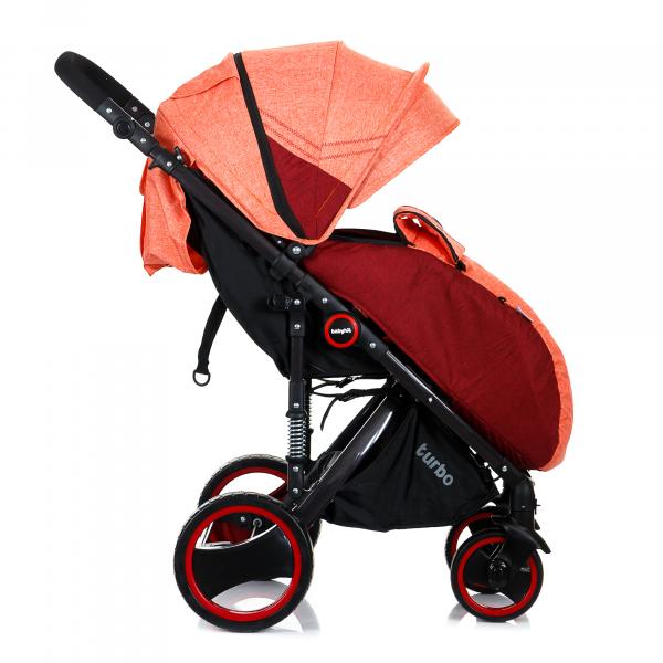 Прогулочная коляска Babyhit Turbo Coral, оранжевый (71 234) - Pampik - 5