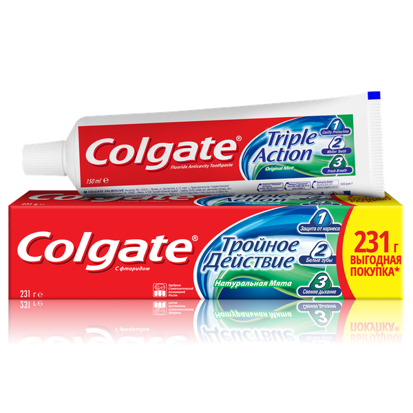 

Зубная паста Colgate Тройное действие, 150 мл