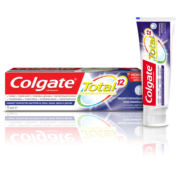 

Зубная паста Colgate Total 12 Комплексное отбеливание, 75 мл