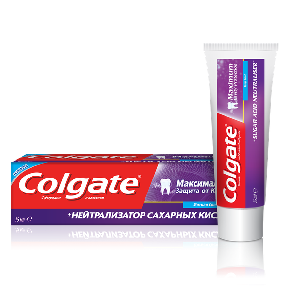 

Зубная паста Colgate Максимальная защита от кариеса, 75 мл