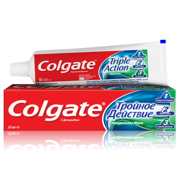 

Зубная паста Colgate Тройное действие, 50 мл