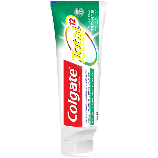 Зубна паста Colgate Total 12 Pro-Здорове Дихання, 75 мл - Pampik - 2