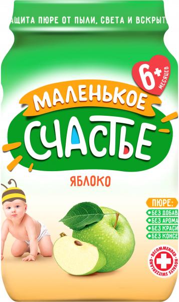 

Пюре Маленькое счастье Яблоко, 180 г