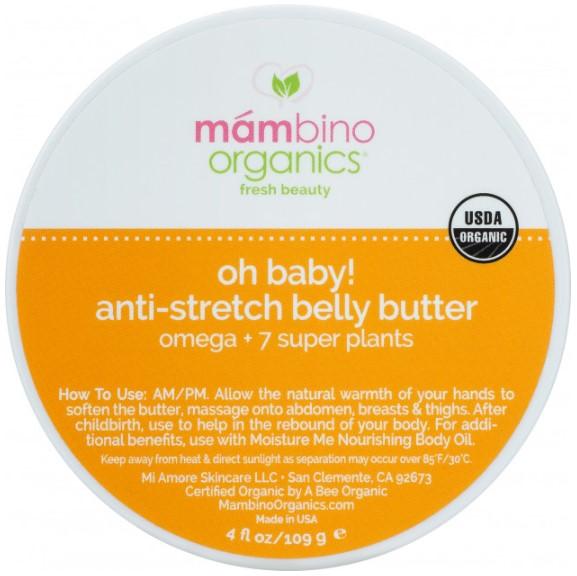 Масло проти розтяжок Mambino Organics Oh Baby!, 109 г - Pampik - 3