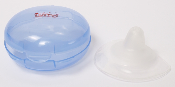 Накладки для груди Lindo, силиконовые, в контейнере, голубой (Li 802 гол) - Pampik - 5