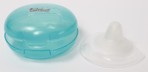 Накладки для груди Lindo, силиконовые, в контейнере, бирюзовый (Li 802 зел) - Pampik - 5