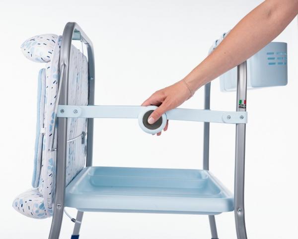 Пеленальний столик Chicco Cuddle&Bubble з ванночкою, блакитний (79348.86) - Pampik - 5