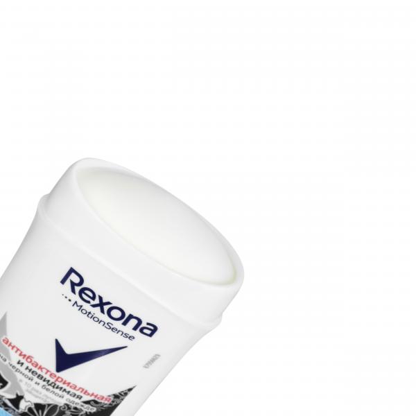 Дезодорант-антиперспірант Rexona Антибактеріальний і Невидимий на чорному та білому, 40 мл - Pampik - 4
