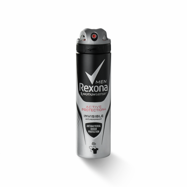 Дезодорант-антиперспірант Rexona Men Антибактеріальний і Невидимий на чорному та білому, 150 мл - Pampik - 3
