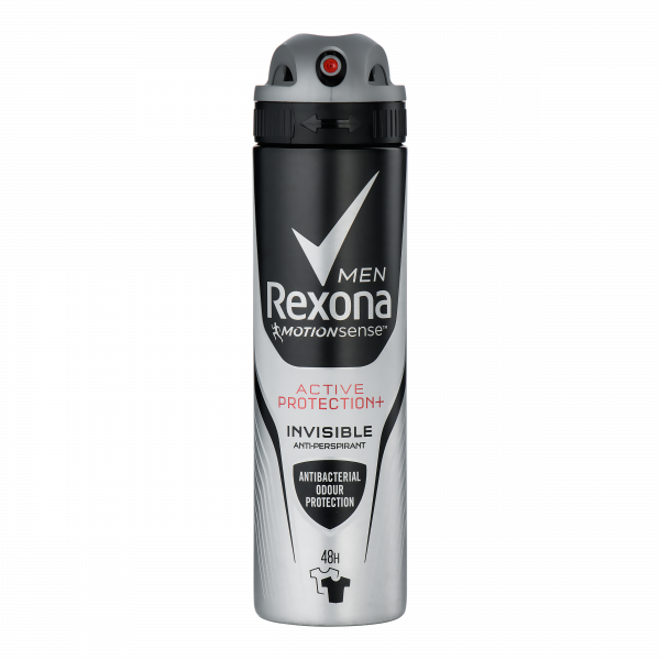 Дезодорант-антиперспірант Rexona Men Антибактеріальний і Невидимий на чорному та білому, 150 мл - Pampik