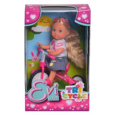 Кукольный набор Simba Эви На трехколесном велосипеде (5733347) - Pampik - 2