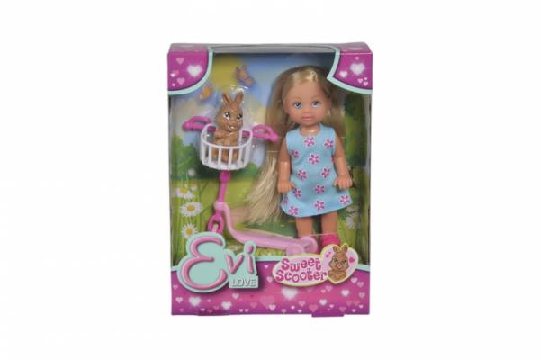Кукольный набор Simba Эви Замечательный скутер с зайчиком (5733338) - Pampik - 2