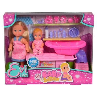 Кукольный набор Simba Эви Няня с малышом (5733360) - Pampik - 4