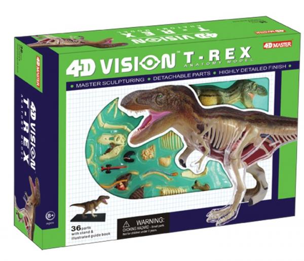 3D Пазл 4D Master Динозавр Тиранозавр, 36 елементів (26092) - Pampik - 2