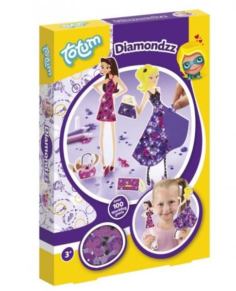 Набор для творчества Totum Бриллиантовая аппликация, Мода (021129) - Pampik
