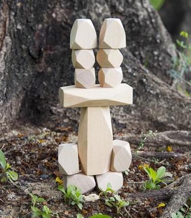 Набір дерев'яних блоків Guidecraft Natural Play Стоунхендж (G6772) - Pampik - 2