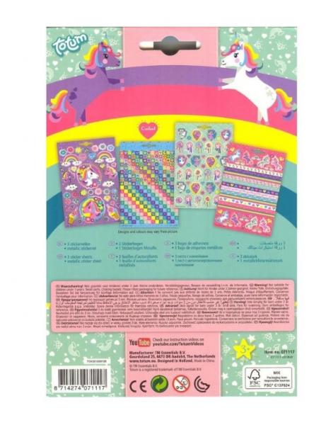 Набор для творчества Totum Единорог 400 стикеров (071117) - Pampik - 2