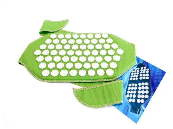 Пояс массажно-акупунктурный Onhillsport с поролоном, 30х20 см, зеленый (MS-1252-14) - Pampik - 2