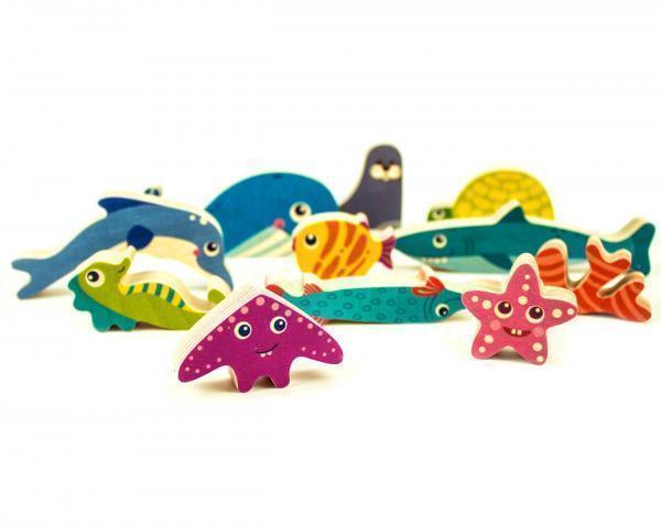 Дерев'яні балансири Quokka Морські Жителі (QUOKA001BT) - Pampik - 3