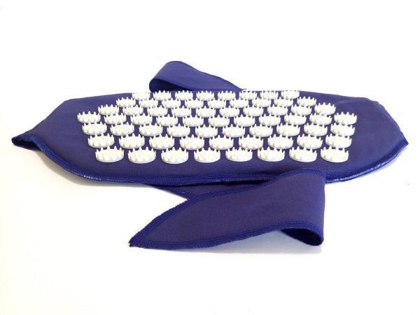 Пояс масажно-акумунктурний Onhillsport з поролоном, 30х20 см, синій (MS-1252-11) - Pampik - 2