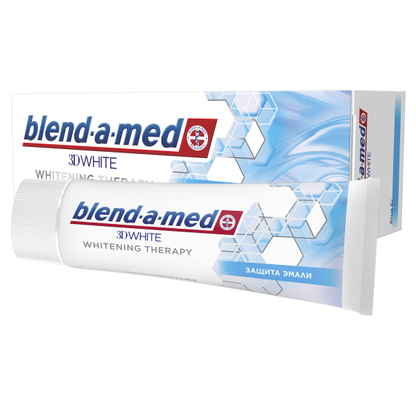 

Зубная паста Blend-a-med 3D White Whitening Therapy Отбеливающая бережная чистка, 75 мл